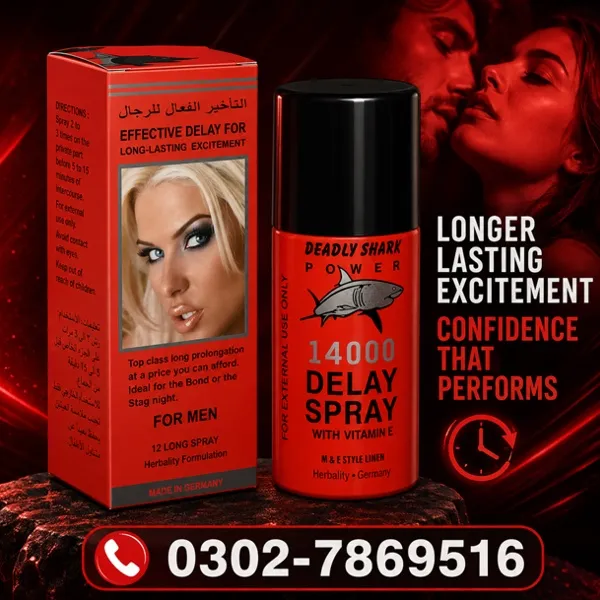 Deadly Shark Power 14000 Delay Spray In Pakistan