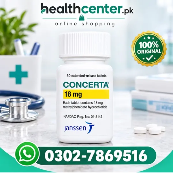 Concerta® Extended Release Tablets Price In Pakistan