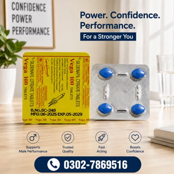 Vega Sildenafil Citrate 100mg Tablets In Pakistan