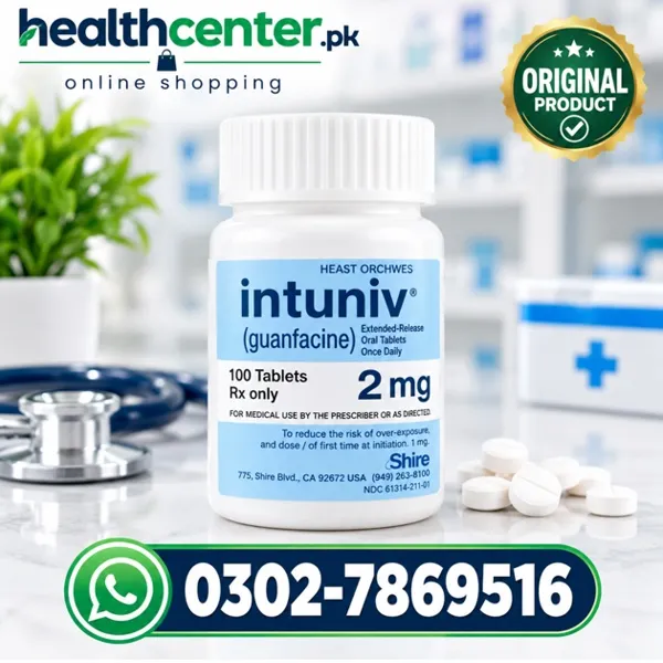 Intuniv Guanfacine 2mg Tablets Price in Pakistan