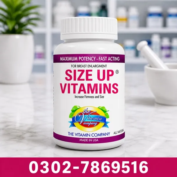 Size Up Vitamins Soft Gel Capsule In Pakistan    