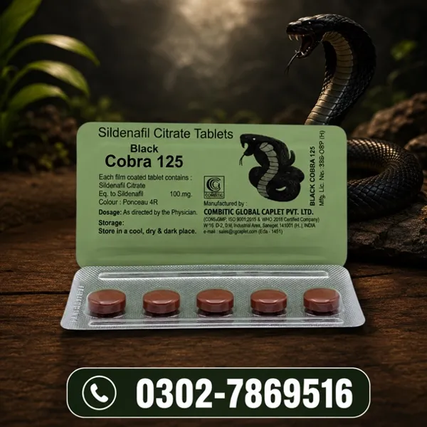 Black Cobra 125mg Tablets In Pakistan