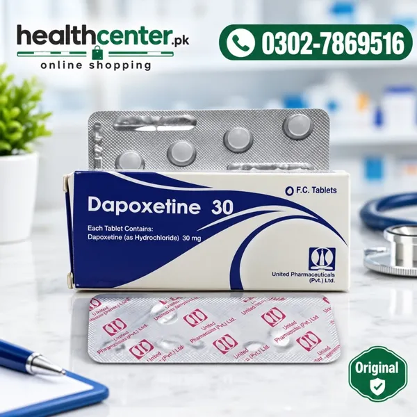 Dapoxetine Hydrochloride 30 Mg Tablets in Pakistan