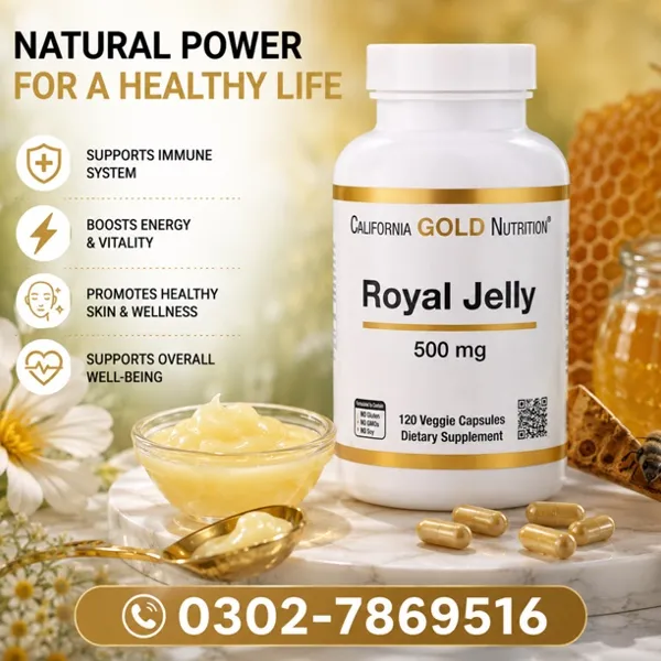 Royal Jelly Gold  500 Capsules In Pakistan 