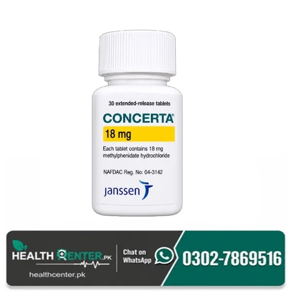 Concerta® Extended Release Tablets Price In Pakistan