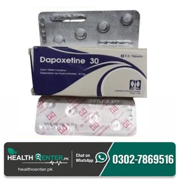 Dapoxetine Hydrochloride 30 Mg Tablets in Pakistan