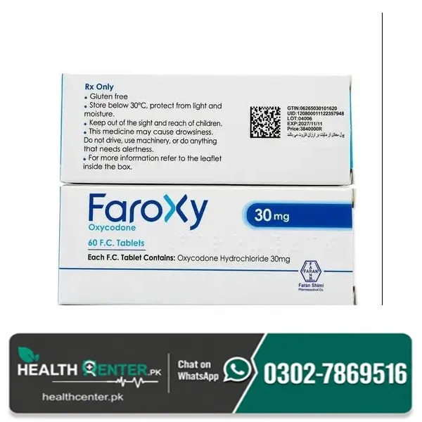 Faroxy Oxycodone 30 Mg Tablets In Pakistan